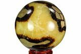 Polished Septarian Sphere - Madagascar #110661-1